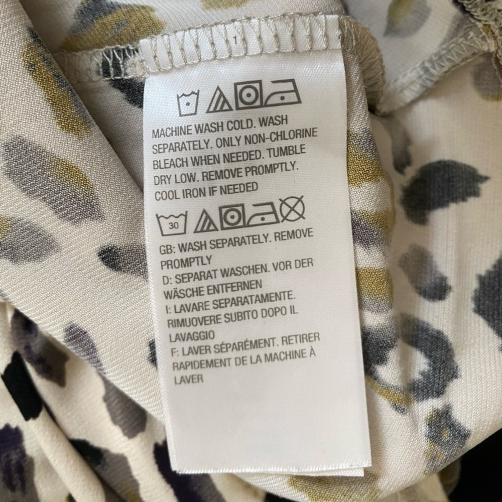 Attitudes by Renee Unstructured Stretchy Animal Print Maxi Dress - Size 3X - Picture 6 of 8